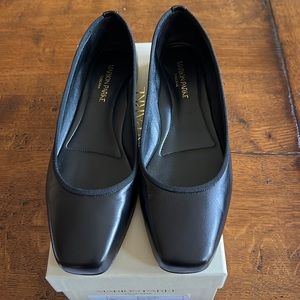 Marion Parke Rosalie Black Nappa Size 9 (40) Flat